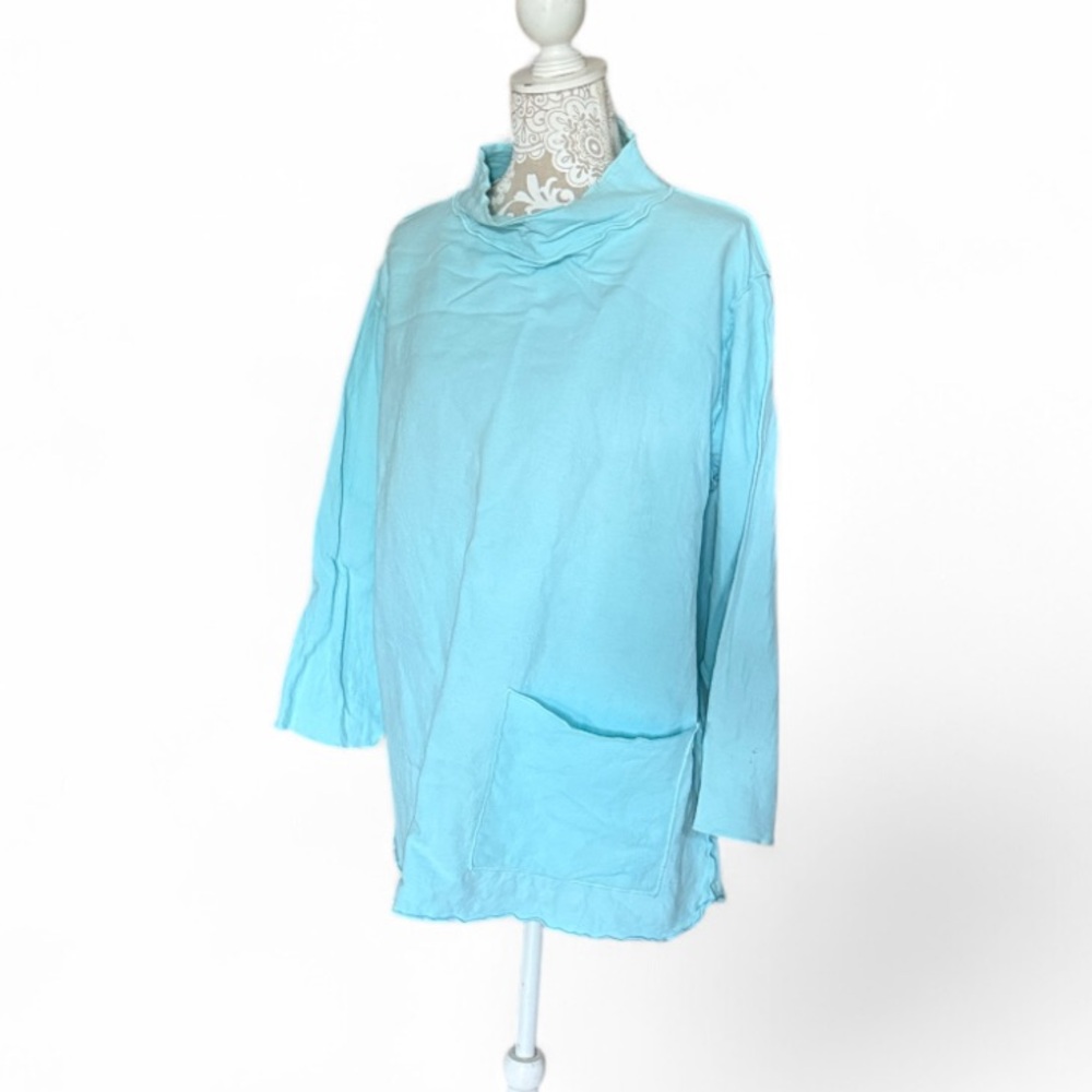 Drawstrings of Malibu cotton tunic